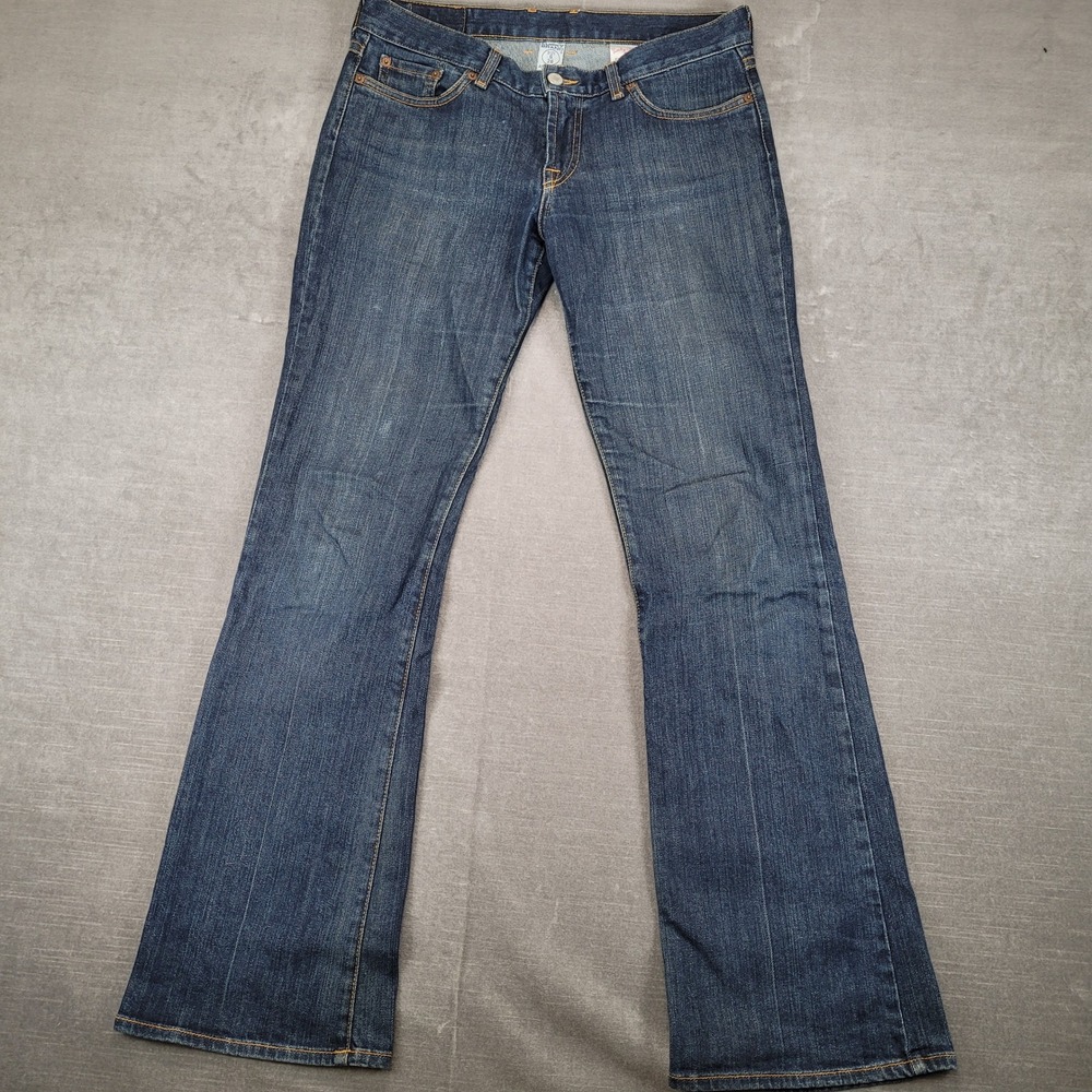 Lucky Brand Gene Montesano Bootcut Jeans Dark Wash Size 6 28 Made USA